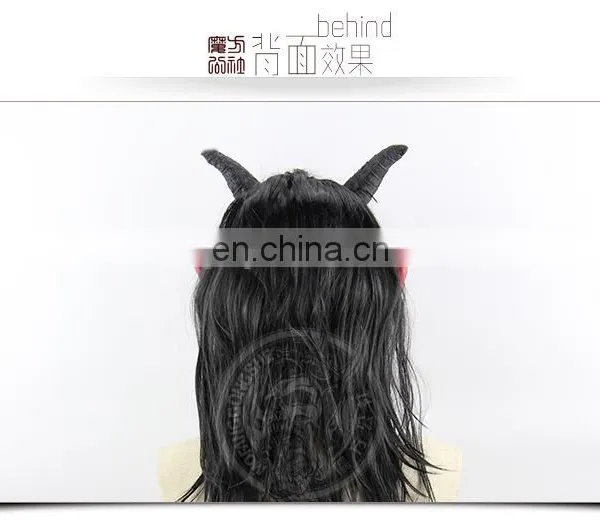 Sheitan Latex Horror Mask With Horns photo-6