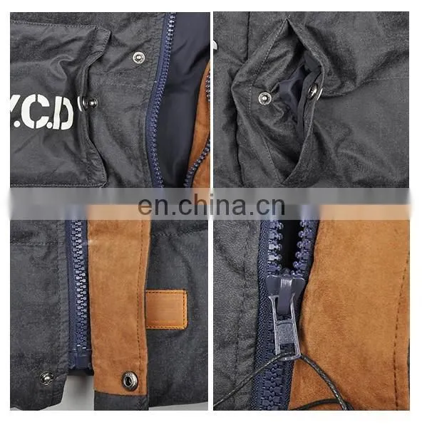 Brocade Polyester Cotton Brushing Warm Coat photo-3