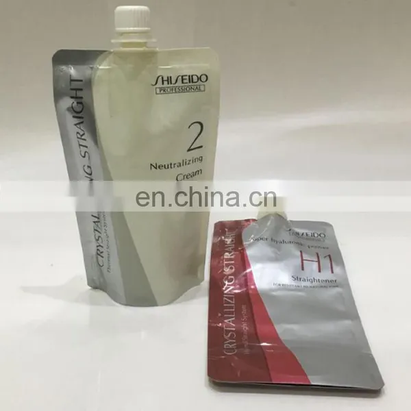 Promotional Reusable Flat Bottom Cream Packaging Spout Pouch Bag With Customized Logo photo-3