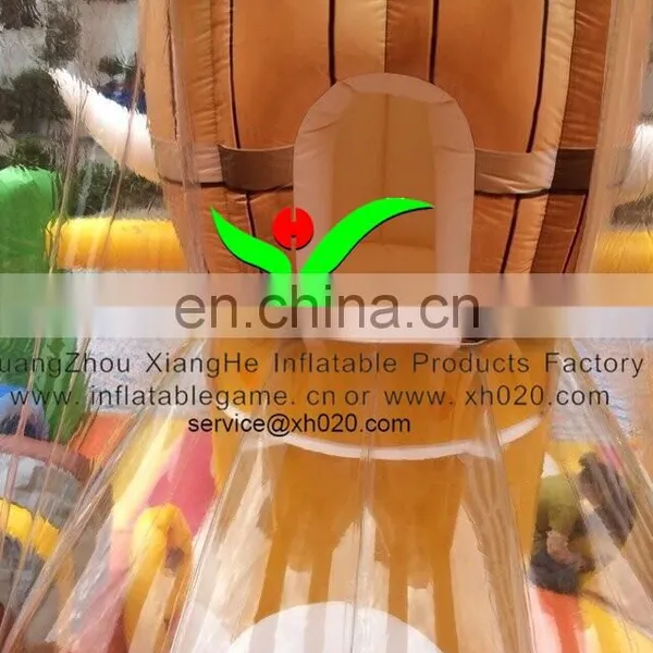 Hot Sell Theme Amusement Park PVC Tarpaulin Inflatable Giant Beer Cowboy Fun City photo-3