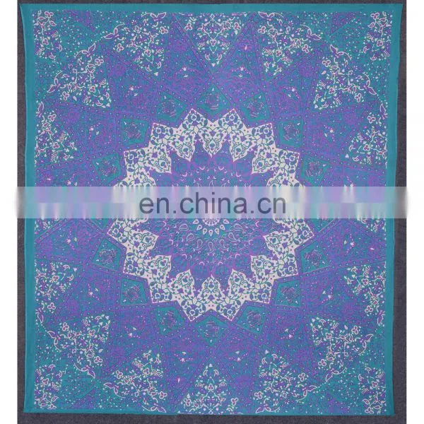 Star Decorative Bohemian 100% Cotton Twin Size Wall Hanging Indian Tapestry