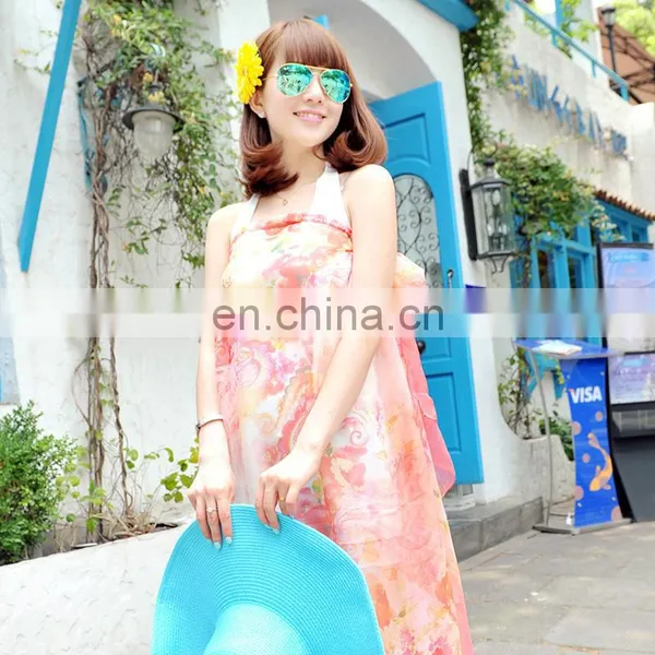 2015fashion Style Newest High Quality Silk Crepe Georgette Digital Printing Pareo(SP860L) photo-5