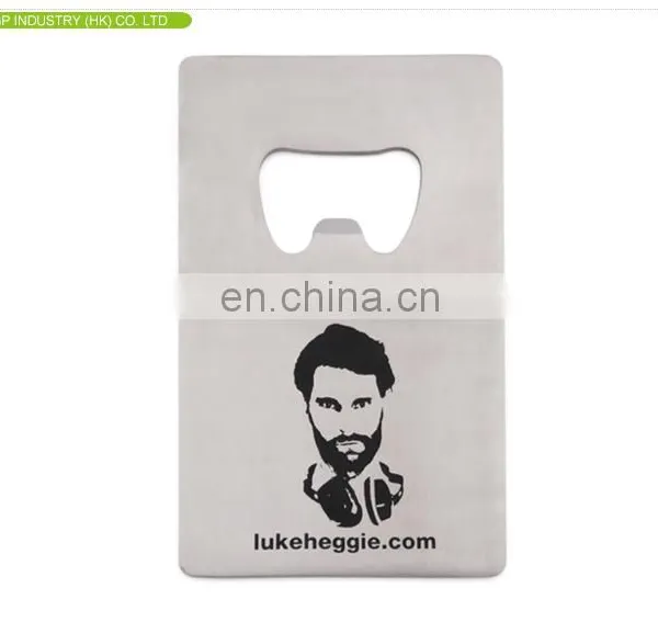 Custom Stainless Steel Material Credit Card Bottle Opener photo-5