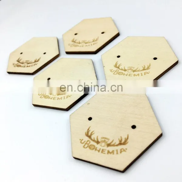 Personalized Wood Tags Engrave Hang Tag for Clothing photo-4