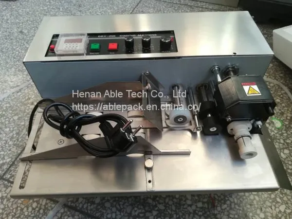 MY380 Coding Machine With Hot Ink Roller to Print the Batch Number on Paper , Plastic