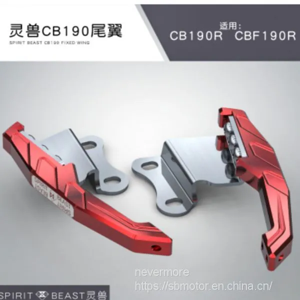 Spirit Beast Motorcycle Modified Rear Wing Storm Eye Back Armrest Cool Styling Holder CB190L1 photo-3