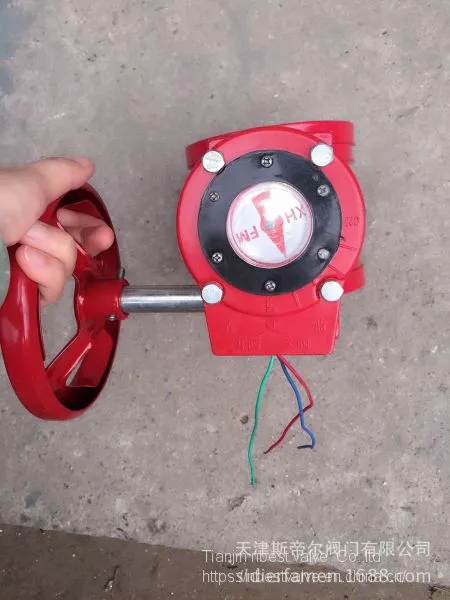 Grooved Type Fire Fighting Water Handle Butterfly Valve photo-2