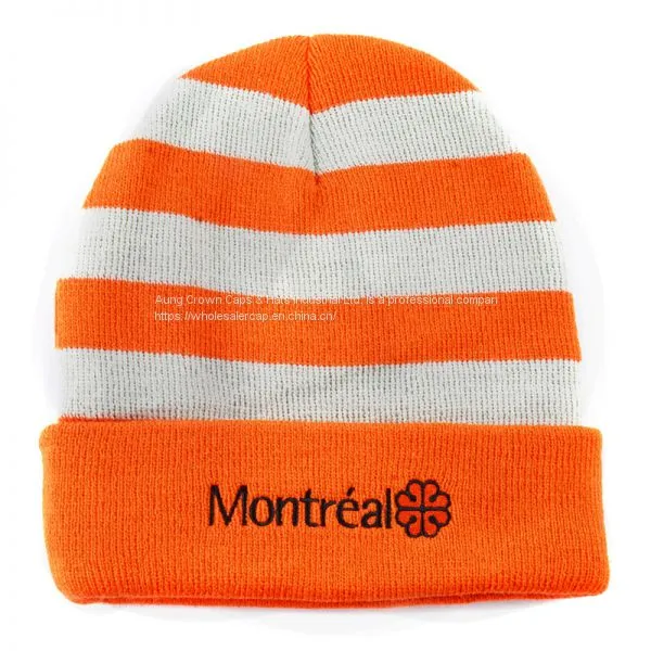 Custom Jacquard High Quality Embroidery POM POM Beanie photo-4