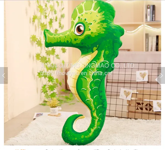 China Factory Wholesale Cute Plush Sea Horse Toy Pillow photo-5