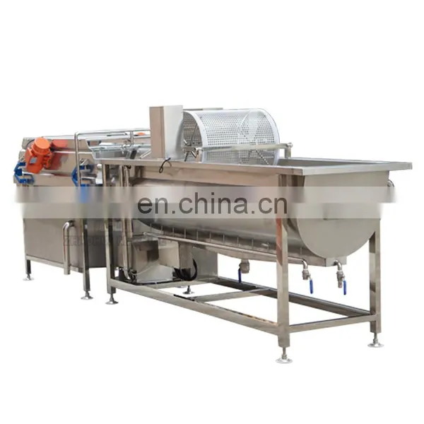Automatic Air Bubble Ozone Rotary Berry Cherry Date Jujube Fruit Vegetable Washing Machine photo-5