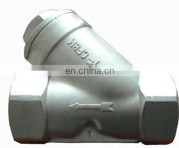 3/4 Inch Pipe Fitting Y-strainer SS Stainless Steel Flange End photo-6