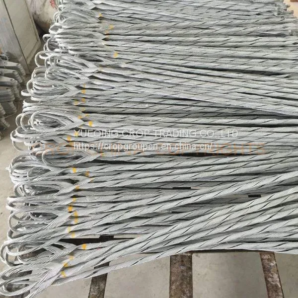 Suspension Cable Connector Helical Preformed Guy Grip Dead End Wire Clamp for Stay Wire Construction photo-3