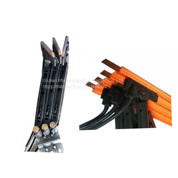 March 50A-140A Flexible Electric Busbar Electrical Copper Bus Bar Electric Rail Ceiling for Sale photo-5