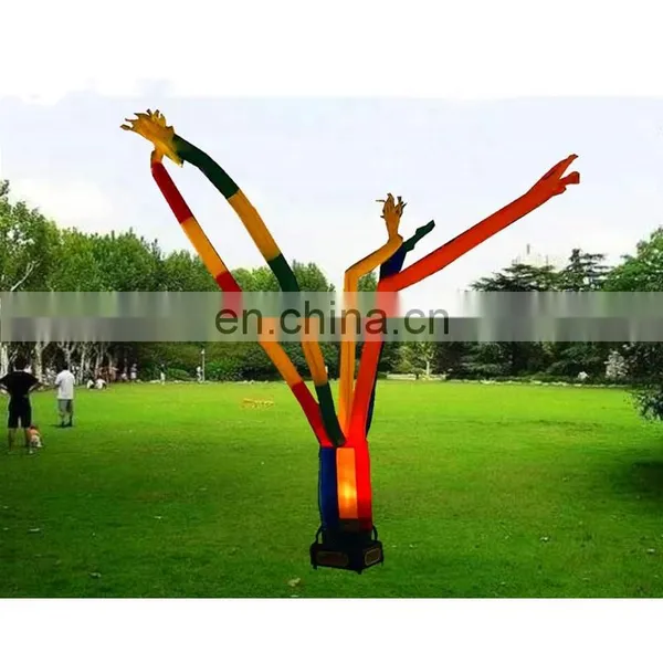 4m High Colorful Inflatable Clown Air Dancers Inflatable Wave Man For Advertising Event photo-7