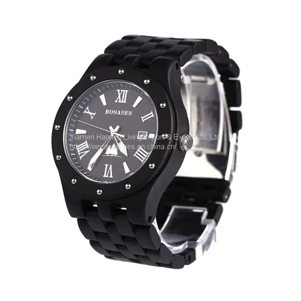 Man High Quantity Waterproof Wooden Watch photo-2