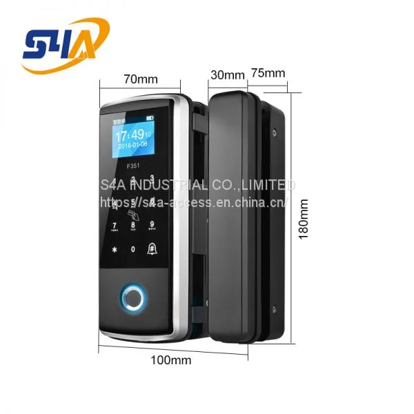 Smart Fingerprint Password Recognition Lock IGlass600 Anti-theft Electronic Lock photo-4