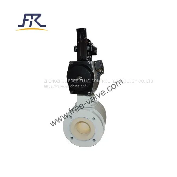 Fully Ceramic -Lined Flow Path Pneumatic Ball Valve photo-5