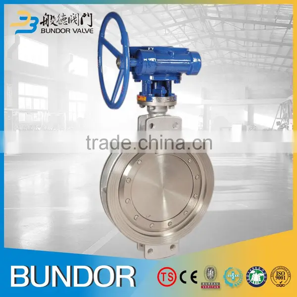 China Suppliers Dn100 Stainless Steel Eccentric Metal Hard Seal Butterfly Valve photo-4