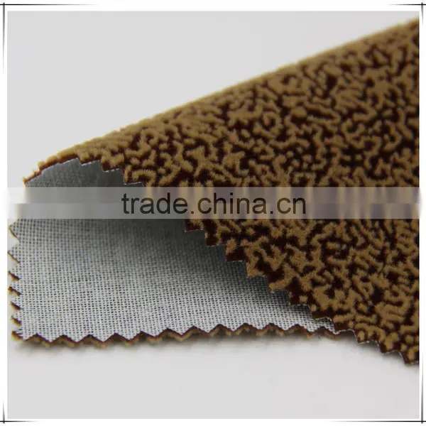 Flock on Flock Fabric Sofa Curtain Fabric photo-5