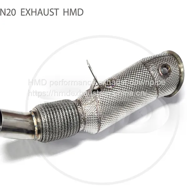 HMD Exhaust Manifold Downpipe for BMW N20 F30 F10 F32 3 4 5 Series Car Accessories With Catalytic Converter Header Catless Whatsapp008613189999301 photo-2