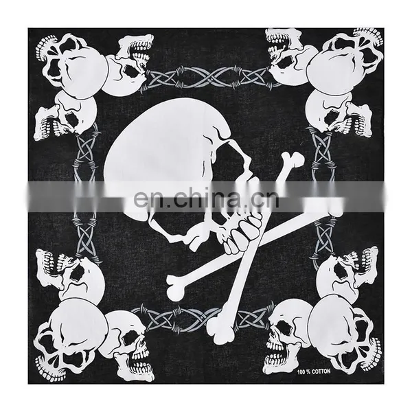 Promotional Popular Handkerchief 100% Cotton Headband Bnadanas Men Women Sports Headbands With Custom Made Logo photo-3