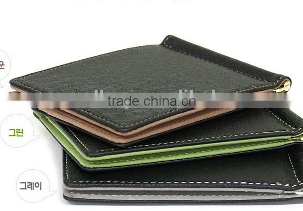 New Geniune Nappa Leather Wallet for Men Bifold Wallet With Money Clip photo-2