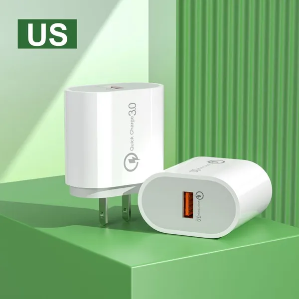 High Quality Quick Charge 3.0 QC 18W USB Charger QC3.0 Fast Charging USB Wall Cell Phone Charger for Iphone photo-5
