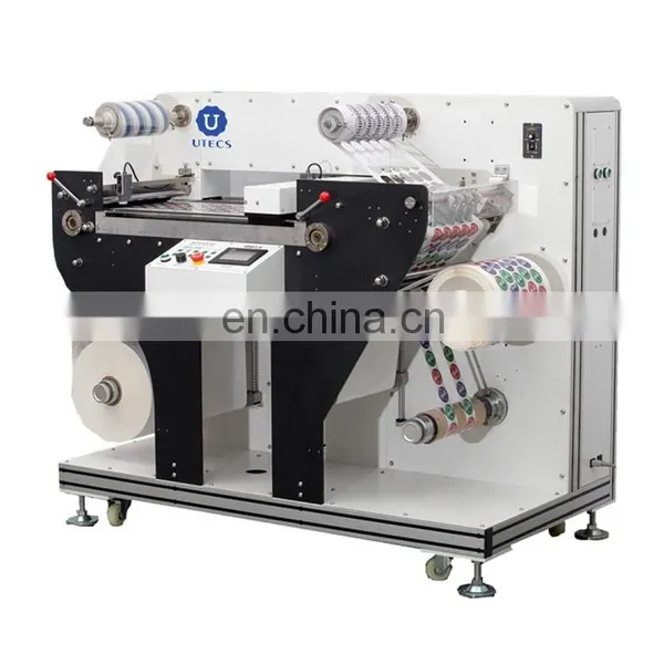 UD320 Automatic Medicine Hangtag Hang Tag Label Digital Die Cutting Machine, PAPER PP PE FILM Roll Sticker Rotary Die Cutter photo-2