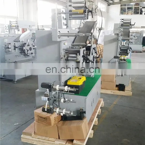 UGS42S 4 Plus 2 HY Multiple Color Automatic Taffeta Fabric Label Flexo Printer, Polyester Satin Flexographic Printing Machine photo-4