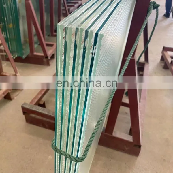 5+5mm Fluted Low Iron Tempered Laminated Glass photo-3
