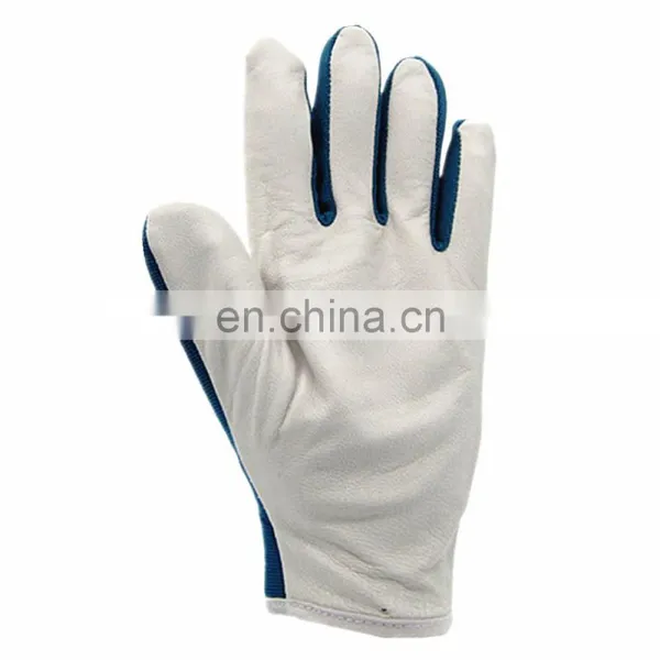 Durable Sheepskin Leather Gardening Gloves Working photo-4