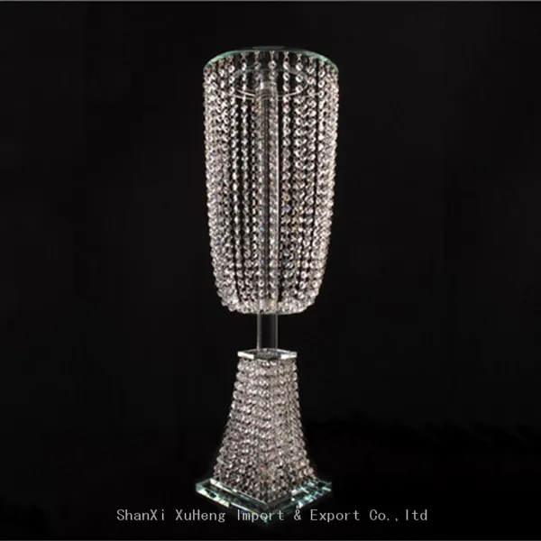 Elegant Crystal Glass Flower Stand For Wedding Decorations Centerpieces photo-5