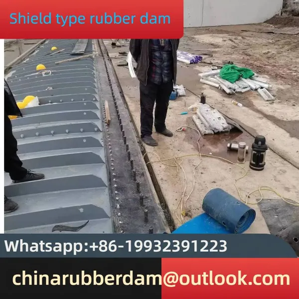 Pillow Type Rubber Dam, Slope Retaining Dam, Supply of Flood Control Retaining Dam, Gas Shield Dam Construction photo-5