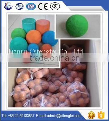 China Wear Resisting Concrete Pumps Cleaning Sponge Ball photo-3