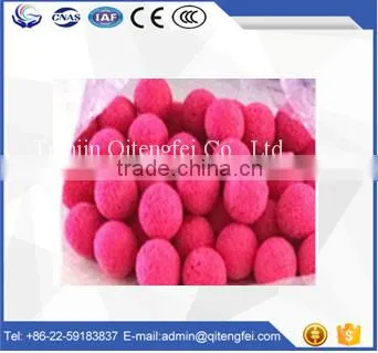 Hot Sell Good Nice Dn100 4 Inch Soft Rubber Concrete Pump Cleaning Sponge Ball photo-2
