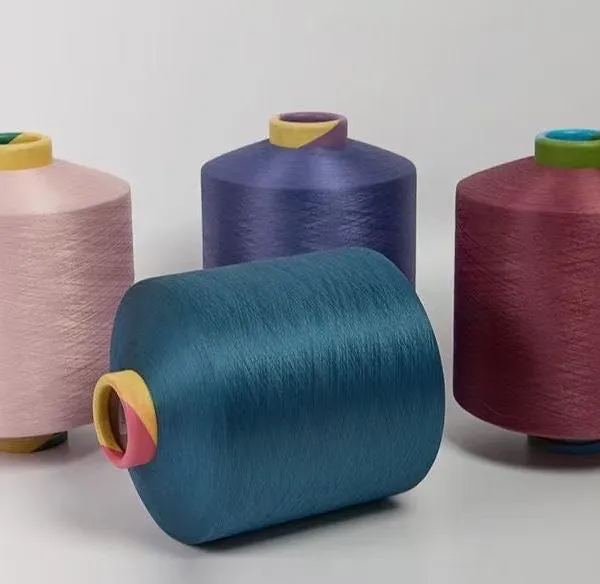 Polyester Textured Yarn DTY Dope Dyed Colors 450D/144F/192F TBR HIM for Pray Carpet photo-2