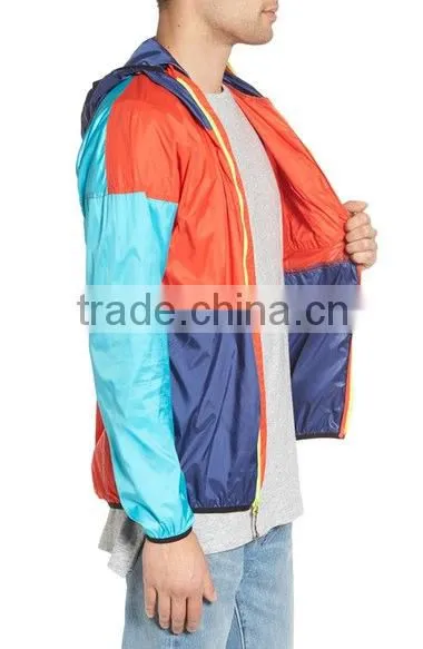 Wholesale Packable Water Resistant Windbreaker Jackets photo-3
