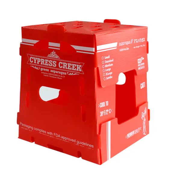 Recycled Turnover Vegetable Packaging Box Vegetable Corrugated Boxes photo-5
