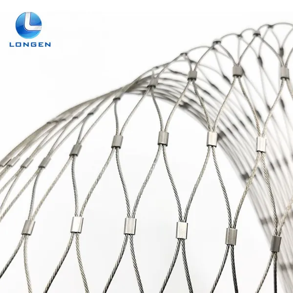 Anti‑Drone Net Galvanized /Stainless Steel High Tensile Stainless Steel Wire Rope Mesh for Facility Airspace Protection photo-2