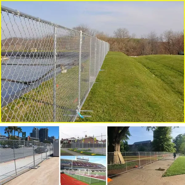 Chain Link Temporary Fence for Event Crowd Control with 1.2m Height