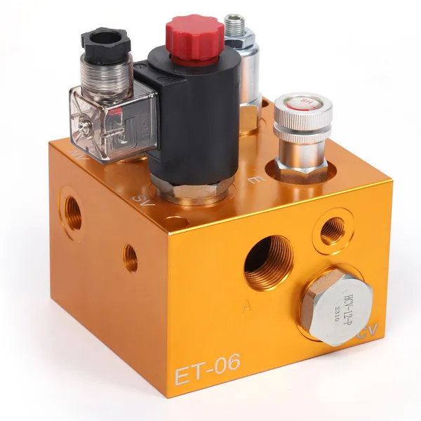 Custom Manifolds Aluminum Hydraulic Manifold Block Parts High Quality Machined Collector Blocks Hydraulic Valve V2073 photo-4