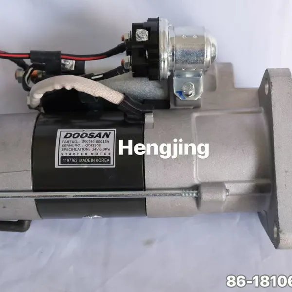 300516-00015 Dl08 Doosan Engine 13 Teeth Starter for Korea Genuine Parts
