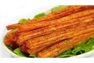 Healthy Exotic Spicy Slice Gourmet Food Snack Latiao Snack Spicy Making Machine Spicy Strips Spicy Gluten Stick Machine photo-2