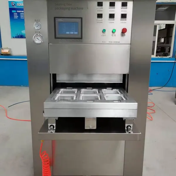 Vacuum Sealing Machine for Boxed Hairtail, Box-type Fresh-keeping Packaging Machine for Hairtail Cubes