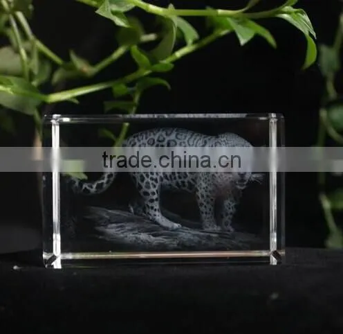 K9 Crystal Craft Crystal Tiger Figurine Animal Craft Figurine