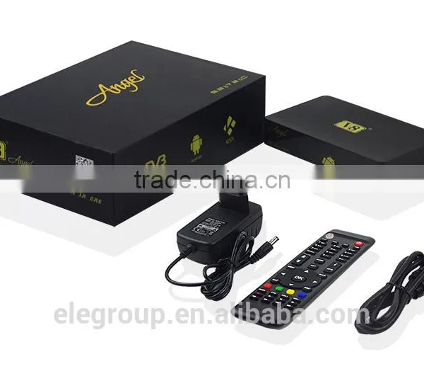 New DVB-S2+T2+Cable+IPTV Satellite tv Receiver Openbox v8 Angel Android4.4 Box With Kodi photo-6