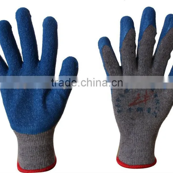 10 Gauge Crinkle Latex Coated Gloves photo-2