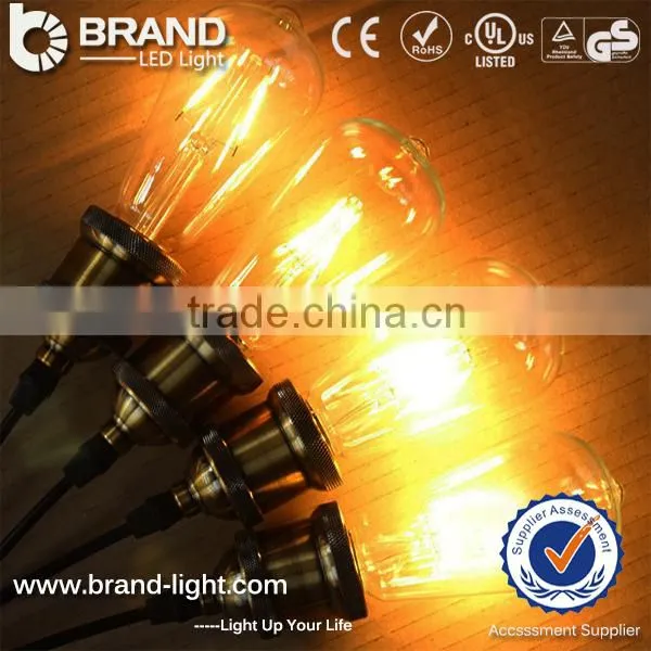 ST64 E27 Base LED Filament Light Bulb 4W 6W LED Filament Bulb Light photo-2
