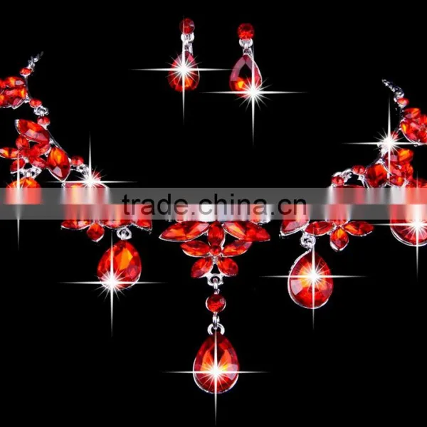 New Fashion Necklace and Earrings Beads Jewely Sets Bridal Wedding Jewely Sets photo-3