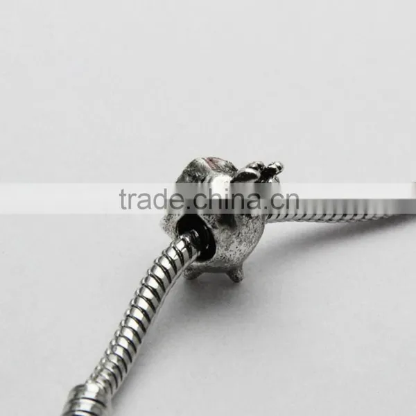 Old-Fashion Creative Calf Shape Metal Beads Lead Free Nickle Free Bracelets and Necklaces Beads Accessories photo-2
